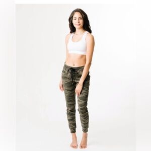 Zia, Green Camo Unwind Joggers
